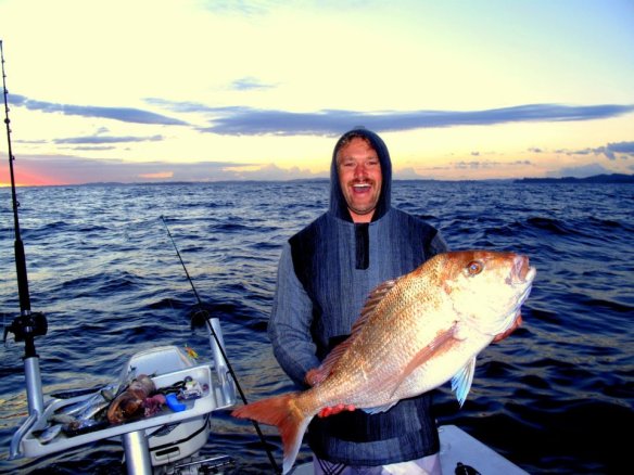 Richard Cowie 17lb Snapper, December 2011