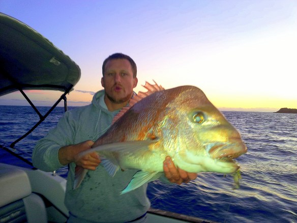 Winston Cowie 22lb Snapper Winston Cowie 22lb Snapper