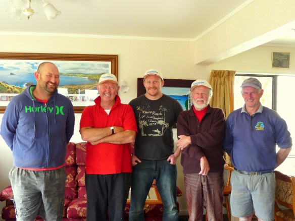 Winston Cowie, David Sims, Ernie the Kumara & team at The Kumara Box Winston Cowie, David Sims, Ernie the Kumara & team at The Kumara Box