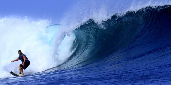 Winston Cowie surfing GLand, Indonesia