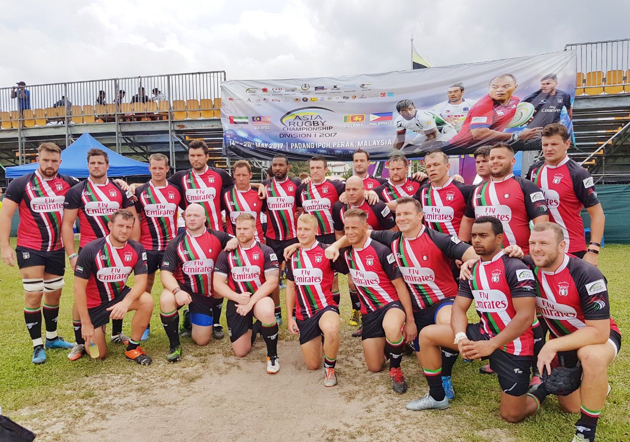 UAE Rugby Team v Philipinnes. May 2017.